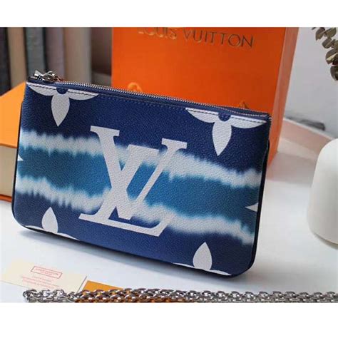 lv escale pochette double zip|Women's LV Escale Pochette Double Zip .